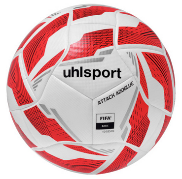 uhlsport Attack Addglue Trainingsball Rot Weiss F03 (UVP 40 €)