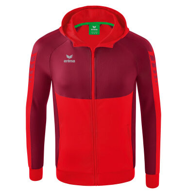 Erima SIX WINGS Kapuzenjacke inkl. Sponsorendruck/Rückenteamlogo
