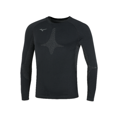 Mizuno Team Long Sleeve Underwear Schwarz